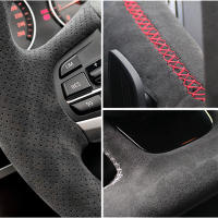 Cubierta De Volante De Cuero De Fibra De Carbono Para Honda Civic 8 2005-2011 Y Type R 2004-2011 Accesorios De Coche 3-rama - details 1
