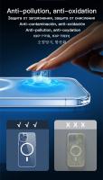 Funda Magnética Original Para iPhone 15 14 plus 13 12 11 pro Max X Xs Xr 7 8 Se Acrílico Transparente Compatible Con Wireless Charging - details 5