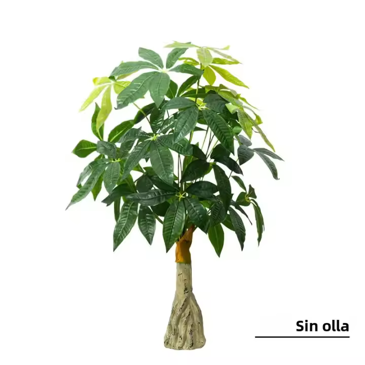 Planta Artificial De Monstera Grande 95cm Con Hojas De Palma Falsas Árbol Verde Tropico Decoración Para Jardín Casa Exterior DIY - 1