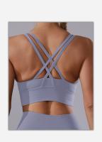 Vnazvnasi Top Deportivo Para Mujer Ropa De Gimnasio Sujetador De Yoga Top De Gimnasio Sujetador Sin Cierre Secado Rápido Nylon - details 9