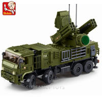 Nuevos Bloques De Construcción Sluban 659PCS Sistemas De Defensa Automotriz Pantsyr-S1S Juguetes Educativos Para Niños - details 0