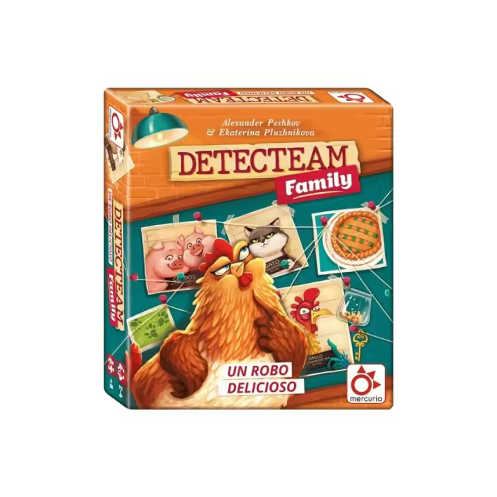 Mercurio Juego de mesa Detecteam Family 2: Un Robo Delicioso - ¡Resuelve el Misterio en Equipo! - 1