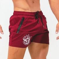 Shorts Deportivos Para Hombre Quick Dry Con Bolsillo Cremallera Para Gimnasio Y Entrenamiento En Verano Shorts De Correr Fitness Sweatpants - details 11