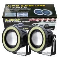 Faros LED Auto DRL COB 12V Luz Diurna Inalámbrica Para Coche Con Señal De Faros Y Luz De Fosa Luz Del Aire Angel Eyes Para Hyundai Accent - details 21