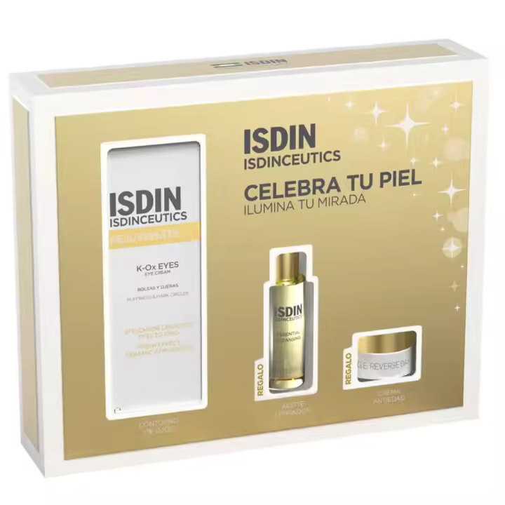 Isdinceutics K-Ox Eyes 15 ml + Regalo Essential Cleasing 27 ml y Age Reverse Day 7,21g Pack - 1