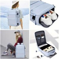 Mochila de viaje de gran capacidad con compartimento para zapatos, mochila ligera Dacron con puerto de carga, viaje de moda - details 7
