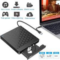 Leer Y Grabar DVD USB 3.0 Tipo C 5 En 1 Enchufe Externo Para PC Portátil Y De Escritorio Soporte De Disco 2MB Velocidad Máxima De Grabación DVD 8x - details 2