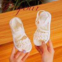 Sandalias De Tobillo Abierto Para Niñas De Color Sólido Y Tendencia, Transpirables Ligeros Y Resistentes Al Desgaste Para Todas Las Estaciones - details 5