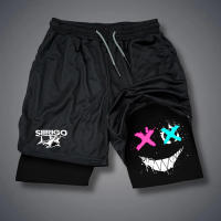 Shorts De Entrenamiento Deportivo Para Hombres Doble Capa Secado Rápido Transpirable Nuevos De Verano Moda Casual Playa Correr - details 2