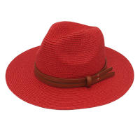Sombrero De Paja De Verano Panama Tejido De Hierba Transpirable Estilo Europeo Y Americano Sombrero De Sol Para Playa Casual Para Mujeres - details 19