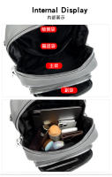 Mochila de cuero para Mujer, Bolso de un solo hombro, Bolso Escolar, Bolso de viaje de gran capacidad, Bolso casual de moda versátil - details 35