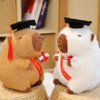 Doctor Hat Capybara De Peluche Muñeco De Peluche Suave Y Cálido Regalo De Graduación De Dibujos Animados Para Adultos Y Niños - details 14