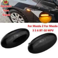 Luz De Señal Lateral LED Para MAZDA 2 3 5 6 BT-50 MPV II Indicador De Giro Con Flasher Dinámico Repetidor Farol 2006-2010 - details 0
