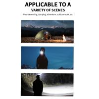 Lámpara Frontal LED Super Brillante Con Batería 18650 Integrada Recargable Tipo-C Para Camping Pesca Nocturna - details 10