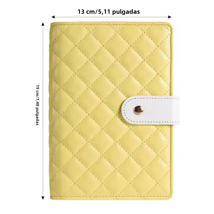 Cuaderno De Cuentas A6 Para Macarons Portátil Planificador Financiero Creativo Budget De Efectivo Cubierta De Imitación De Cuero - 1