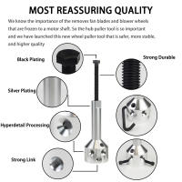 Kit De Herramientas Para Retirar Y Instalar Hojas De Engranaje De Acero Para Motores De Eje Directo Y De Cinta De 5/8" Y Menos De 1/2" - details 7
