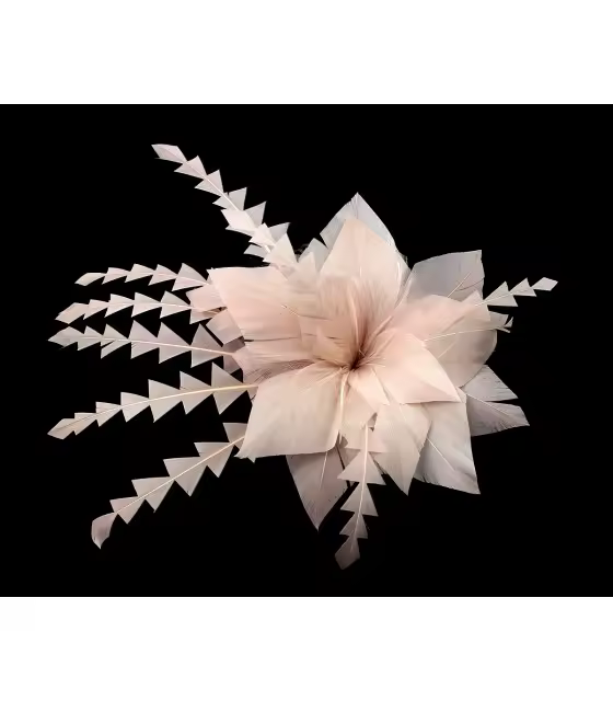 Artipistilos - Flor de Plumas de Ánade - Sombrero de Moda - 1