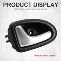 Manija De Puerta Interior Para Coche Mate Plata Adecuada Para Renault Clio 2000-2009 Izquierda Y Derecha Compatible Con 2/3-4/5 PUertas - details 1