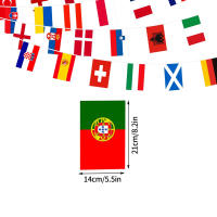 24pcs Bandera De Países Europeos Para Euro Cup Decoración De Fiesta De Fútbol Bunting De Banderas Nacionales De Lona No Tejida - details 3
