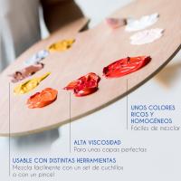 Kit de 12 Tubos de Pintura Acrílica  Pintura Oil  Pintura Acualera Pintura  Tempera  Pintura Cristal Pintura Tela para Adultos  Escolar Set de 12 Pinturas Profesionales de 12 ml - ideal para lienzo, madera o papel - details 5