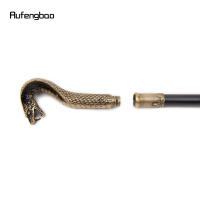 Bastón De Moda Con Mango De Serpiente En Bronce Elegante Decorativo Para Fiesta Cabeza De Cruz De 93cm Con Punta De Goma - details 8