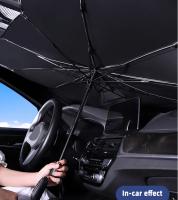 Parasol plegable para parabrisas de coche, sombrilla UV, aislamiento térmico, herramientas de protección Interior para ventana delantera, 125cm, 140cm,150cm.QQF - details 0