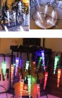 Cadena De Luces LED Solar Para Hielo Columna De Hielo Luz Color Exterior Jardín Camping Impermeable Navidad - details 7