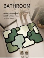 Alfombra De Baño Moderna De Arcilla De Diatomeas Absorbente Y Secado Rápido Antideslizante Para Puerta Cocina Hogar Y Hotel - details 0