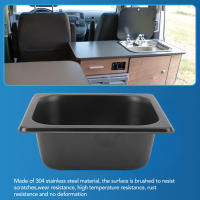 Bandeja De Lavado De Mano En Acero Inoxidable Para Caravana Y Camping Accesorio Para RV Tamaño 175 X 160 X 70mm - details 1