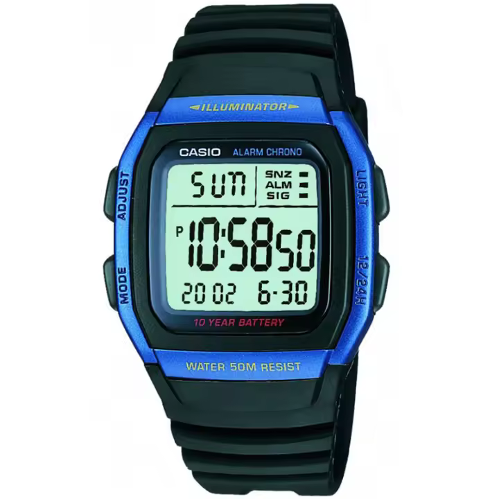Casio W-96h-2avdf  Reloj Para Para Hombre Color Azul - 1
