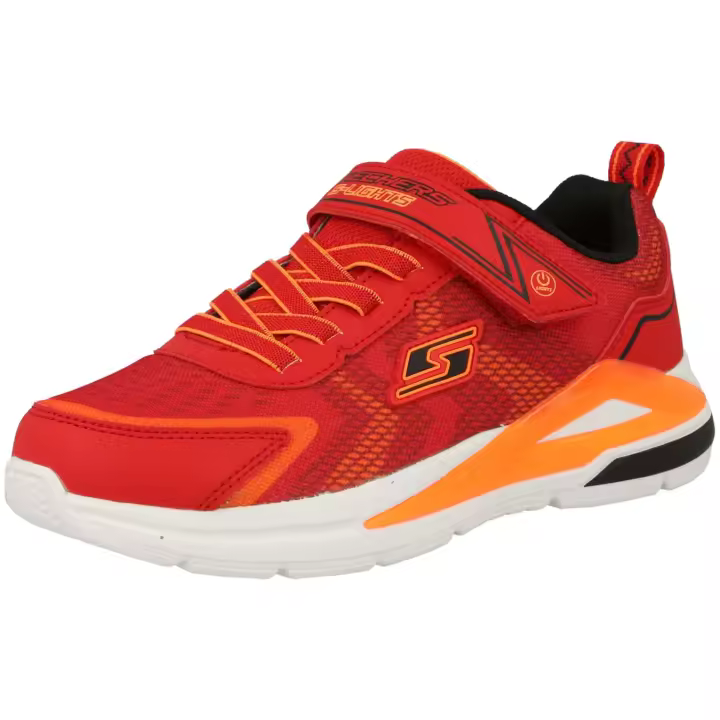 Zapatillas Skechers Tri-Namics Niño Red Textile / Orange & Black - 1