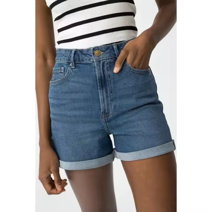 Faldas y shorts Marcas Mujer Ropa Tiffosi Tiffosi mujer  Short vaquero -Tiffosi- Gio_22 M10 azul medio - 1