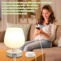Lámpara de Mesita de noche tácil With 2 Puertos USB, lámpara de Mesita de Noche - details 3