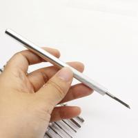 Set De 7 Herramientas De Grabado Miniatura Para Coche Y Madera Cuchillo De Grabado De Oliva Herramienta De Grabado En Acero Inoxidable Para Trabajos De Madera - details 3