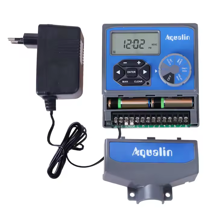 Controlador De Riego Automático Para Jardín Con 8 Estaciones Timer De Agua Sistema De Riego Entrada AC 230V Con Transformador De Estándar EU - 1