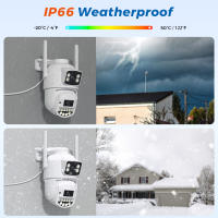 Cámara De Seguridad IP BESDER 8MP PTZ 5G HZ Wifi Exterior Con Seguimiento Automático Pantalla Dual 5K 10MP Zoom Digital 5X Alarma Por Email - details 14