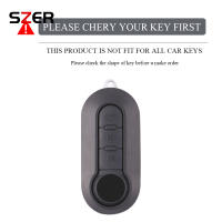 Funda De Llave De Coche En Color Túnel Gris Para FIAT 500 Ducato Punto Panda Lancia Musa Citroen Jumper Peugeot Boxer Material TPU Accesorios - details 0