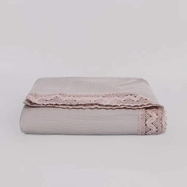 Colcha Don Algodon Kaia Gris - 1