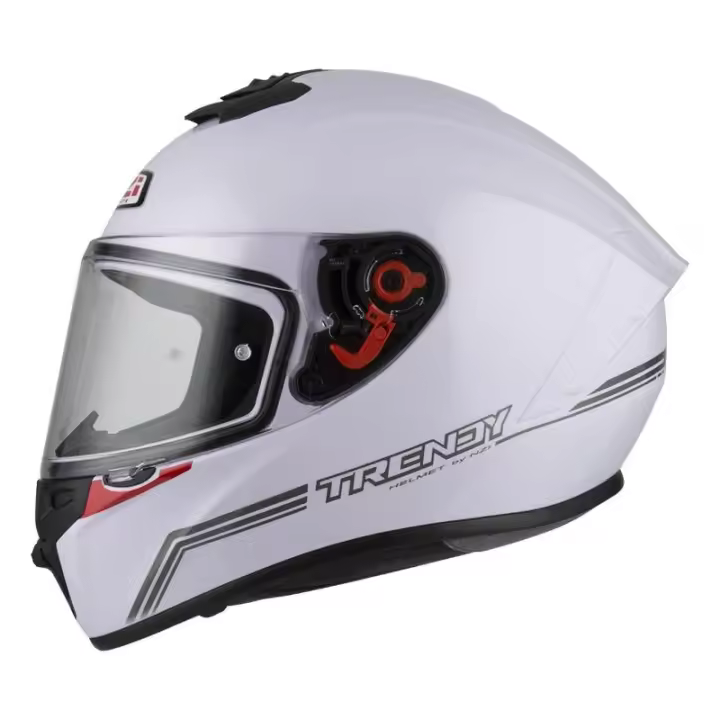 Casco Integral Nzi Trendy 2 Solid Nouveau Blanco - 1