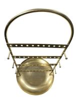 HOGARISIMO Organizador de Joyas metal color dorado 16.5cm*16.5cm*30cm,Joyera metal - details 2