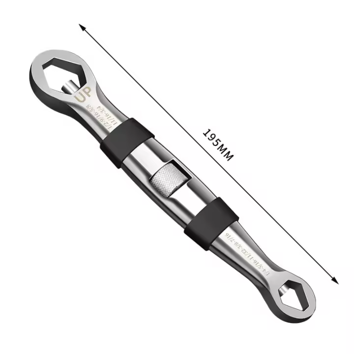 Llave Universal Multifuncional 23 En 1 Set Ratchets Ajustable 7-19mm CR-V Herramienta Manual Flexible Para Reparación De Coches - 1