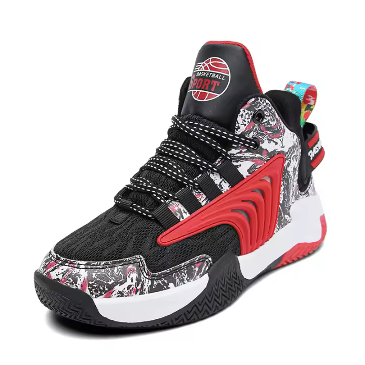 Zapatillas de baloncesto para niños, calzado antideslizante cómodo, ligero, moda juvenil - 1