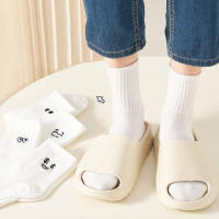 Calcetines De Invierno Para Mujer Absorbentes De Sudor Y Prevenen Olor Calcetines Blancos De Polyester Y Spandex Tipo Casual - details 9