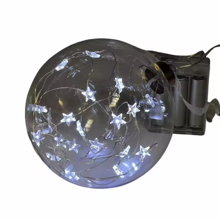 Gerimport Bola de Cristal 20 Microled Blanco para Decoración Navideña - 1