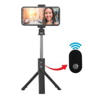 Niucom palo selfie extensible 2 en 1 trípode para móvil para fotos compatibilidad universal para fotografía móviles obturador disparador remoto inalámbrico Bluetooth - details 1