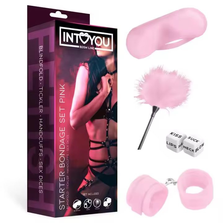 Kit Intoyou 4 Piezas Dados Esposas Rosa Claro - 1
