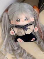 Muñeca De Algodón Rosa De 20cm Juguete De Peluche Kawaii Para Niñas Muñeca Personalizable Para Fiestas De Cumpleaños DIY Cosplay Unisex - details 16