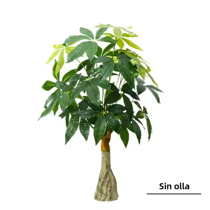 Planta Artificial De Monstera Grande 95cm Con Hojas De Palma Falsas Árbol Verde Tropico Decoración Para Jardín Casa Exterior DIY - 1