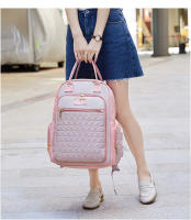 Moda Momia Bolsa de gran capacidad madre y el bebé Bolsa multifuncional de mano impermeable pañal Bolsa Hambros mochilas - details 5