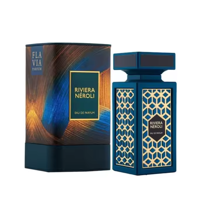 Perfume Árabe 100% Original – Flavia Riviera Neroli Eau de Parfum Unisex 90ml | Elegancia, Exclusividad y Frescura Mediterránea - 1